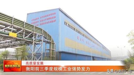 衡陽前三季度規模工業強勢發力 有色金屬壓延加工成增長引擎